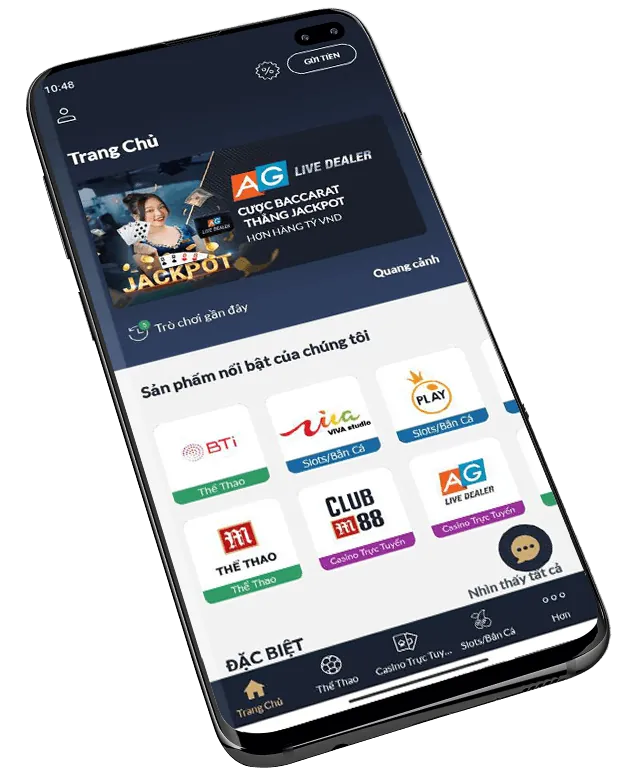 Kho game đa dạng và cá cược thể thao